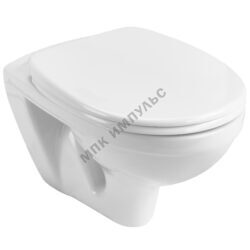 Унитаз подвесной горизонтальный выпуск с сиденьем дюропласт белый Бореаль Santek 1.WH30.1.977