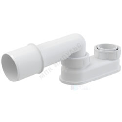 Сифон для ванны плоский 1 1/2"x40 с переходной трубкой 10гр без выпуска Alca Plast A533-DN50