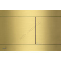 Кнопка для инсталляции нержавеющая сталь латунь Alca Plast FUN-BRASS