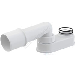Сифон для ванны плоский 1 1/2"x40 с переходной трубкой 10гр без выпуска Alca Plast A531