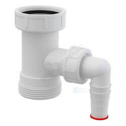 Патрубок для сифона 1 1/2" с отводом (штуцером) Alca Plast A30