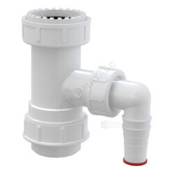 Патрубок для сифона 1 1/4" с отводом (штуцером) Alca Plast A300