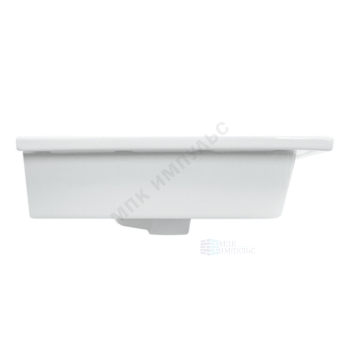 Умывальник мебельный Quadro 75 1 отверстие под смеситель по центру белый Sanita Luxe QDR75SLWB01 — изображение 5