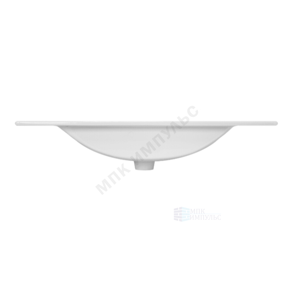 Умывальник мебельный Quadro 90 1 отверстие под смеситель по центру белый Sanita Luxe QDR90SLWB01 — изображение 4