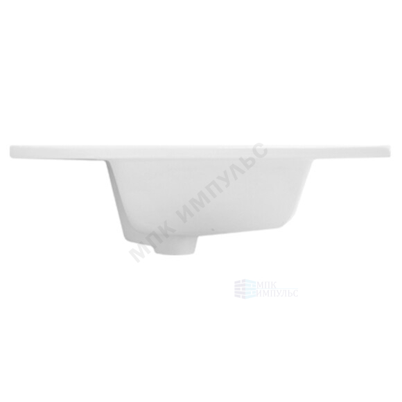 Умывальник мебельный Quadro 90 1 отверстие под смеситель по центру белый Sanita Luxe QDR90SLWB01 — изображение 6