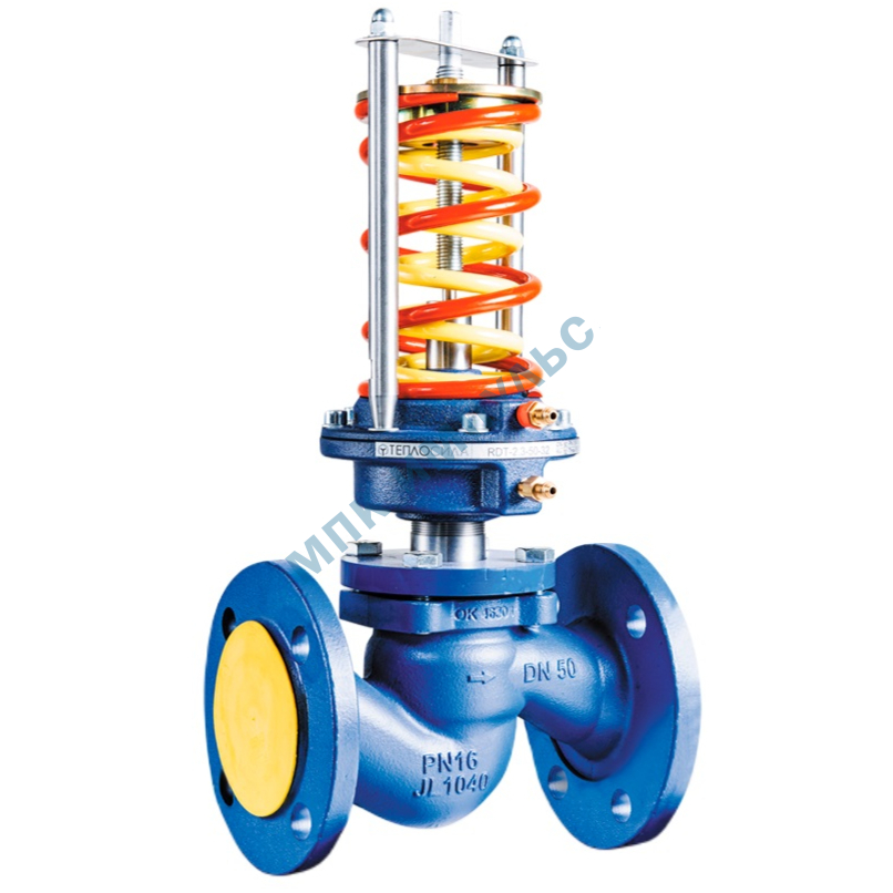 Регулятор перепада давления чугун RDT Ду 32 Ру16 фл Рп0.16-1.8 Kvs=16м3/ч Теплосила RDT-1.1-32-16