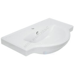 Умывальник мебельный Classic 80 1 отверстие под смеситель по центру белый Sanita Luxe CLS80SLWB01