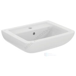 Умывальник подвесной EUROVIT 55 1 отверстие под смеситель по центру с переливом Ideal Standard K284701