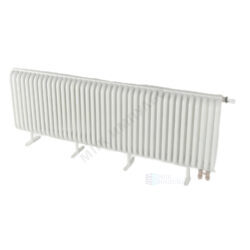 Радиатор трубчатый напольный РС 2-500 22 секции с боковой подводкой нв ВР G 1/2" с кронштейнами RAL 9016 (Белый) КЗТО РС25002212