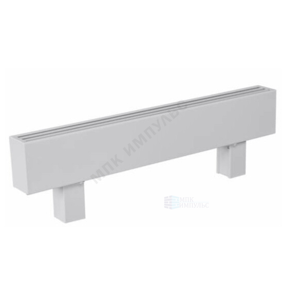 Конвектор напольный Элегант Мини 130x130x1800 2то рв двухтр с т/клапаном (угл) Heimeier, М30х1,5 ниж/п КЗТО