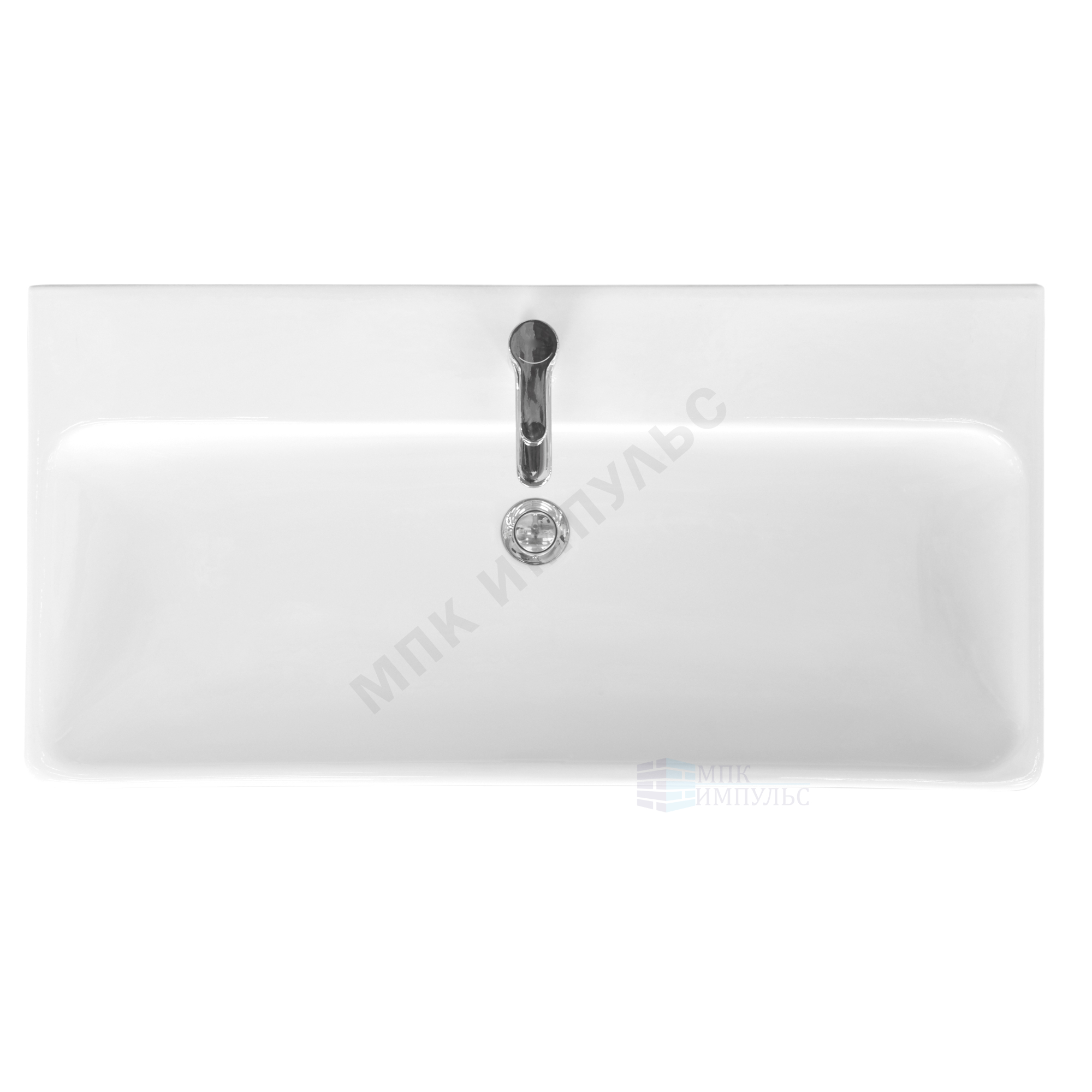 Умывальник мебельный Адриана 90 1 отверстие под смеситель по центру Santek 1.WH50.1.629 — изображение 3