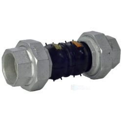 Компенсатор резиновый антивибрационный EPDM Ду 25 Ру16 ВР L=220мм сжатие/растяжение 22/5 мм RMCX