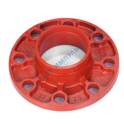 Адаптер фланцевый под муфту грувлок ковкий чугун XGQT13 Ду200 (Дн219) Ру16 JIANZHI