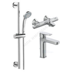 Промо-комплект для ванны с душем хром CERATHERM T25 Ideal Standard BC984AA