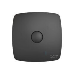 Вентилятор накладной D100 с обратным клапаном Matt black DICITI RIO 4C