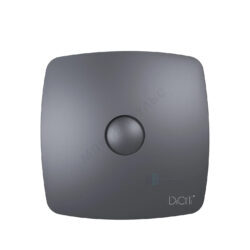 Вентилятор накладной D125 с обратным клапаном Dark gray metal DICITI RIO 5C