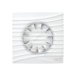 Вентилятор накладной D100 с обратным клапаном Matt white DICITI SILENT 4C