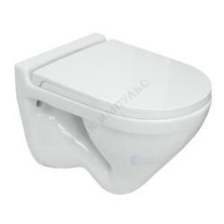 Унитаз подвесной горизонтальный выпуск с сиденьем дюропласт микролифт белый Attica Sanita Luxe WC.WH/Attica/DM/WHT.G/S1