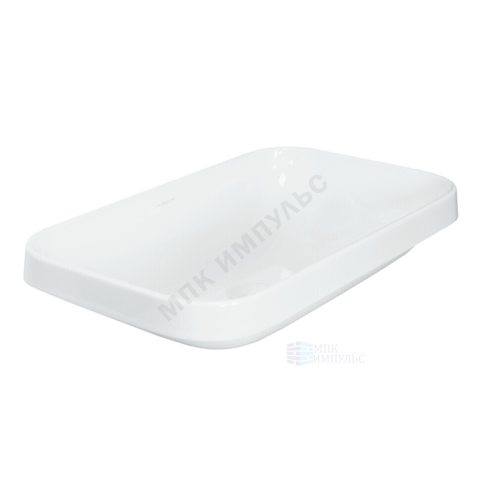 Умывальник врезной Infinity 60 без отверстия под смеситель белый Sanita Luxe WB.IN/Infinity/60-N/WHT.G/S1 — изображение 3