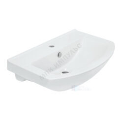 Умывальник мебельный Best 65 1 отверстие под смеситель по центру белый Sanita Luxe WB.FN/Best/65-C/WHT.G/S1