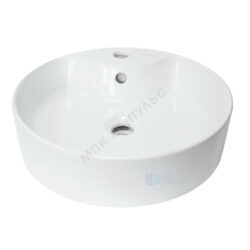 Умывальник мебельный Best SLF 43 1 отверстие под смеситель по центру белый Sanita Luxe WB.CT/Best/43-C.Shelf/WHT.G/S1