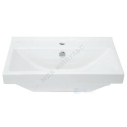 Умывальник мебельный Fest 60 1 отверстие под смеситель по центру белый Sanita Luxe WB.FN/Fest/60-C/WHT.G/S1