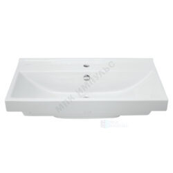 Умывальник мебельный Fest 80 1 отверстие под смеситель по центру белый Sanita Luxe WB.FN/Fest/80-C/WHT.G/S1