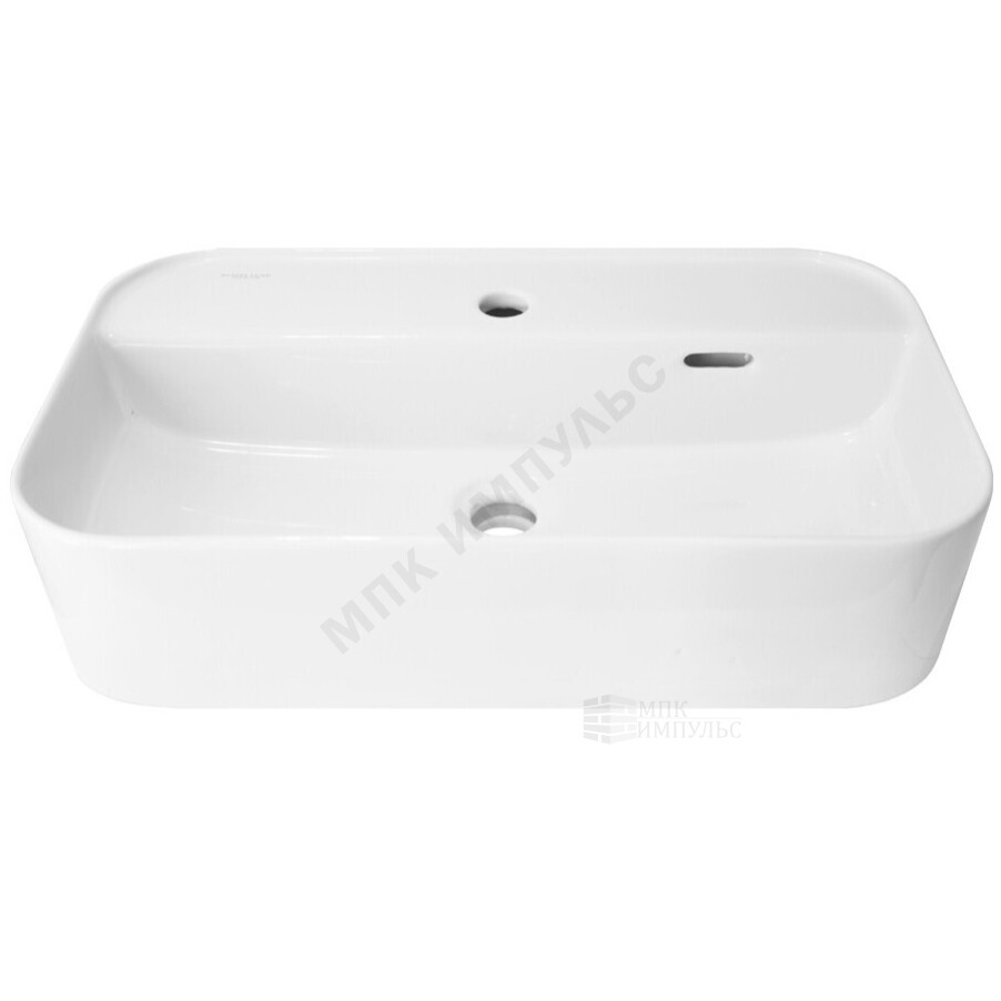 Умывальник мебельный Infinity SLF 60 1 отверстие под смеситель по центру белый Sanita Luxe WB.CT/Infinity/60-C.Shelf/WHT.G/S1 — изображение 6