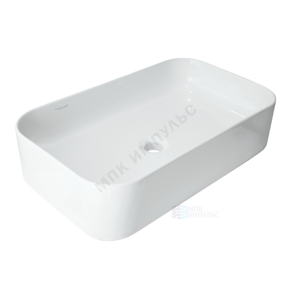 Умывальник мебельный Infinity SLM 60 без отверстия под смеситель белый Sanita Luxe WB.CT/Infinity/60-N.Slim/WHT.G/S1 — изображение 2