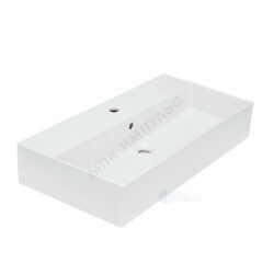 Умывальник мебельный Novel 80 1 отверстие под смеситель по центру белый Sanita Luxe WB.FN/Novel/80-C/WHT.G/S1