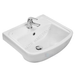 Умывальник подвесной Лонги 55 1 отверстие под смеситель по центру Santek 1.WH50.1.755