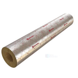 Цилиндр вырезной минеральная вата ROCKWOOL 80 кашированный армированной фольгой 25/21 L=1м ROCKWOOL 331927