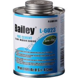 Клей для труб ПВХ 473мл Bailey L-6023