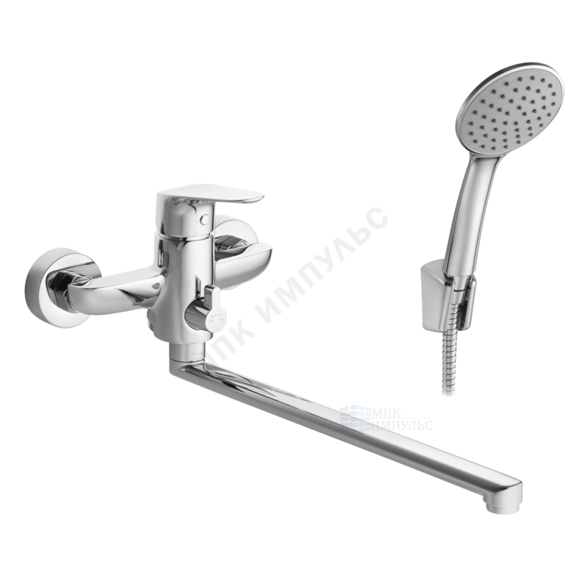 Смеситель для ванны с душем одноручный хром Форт Santek WH5A12004C001