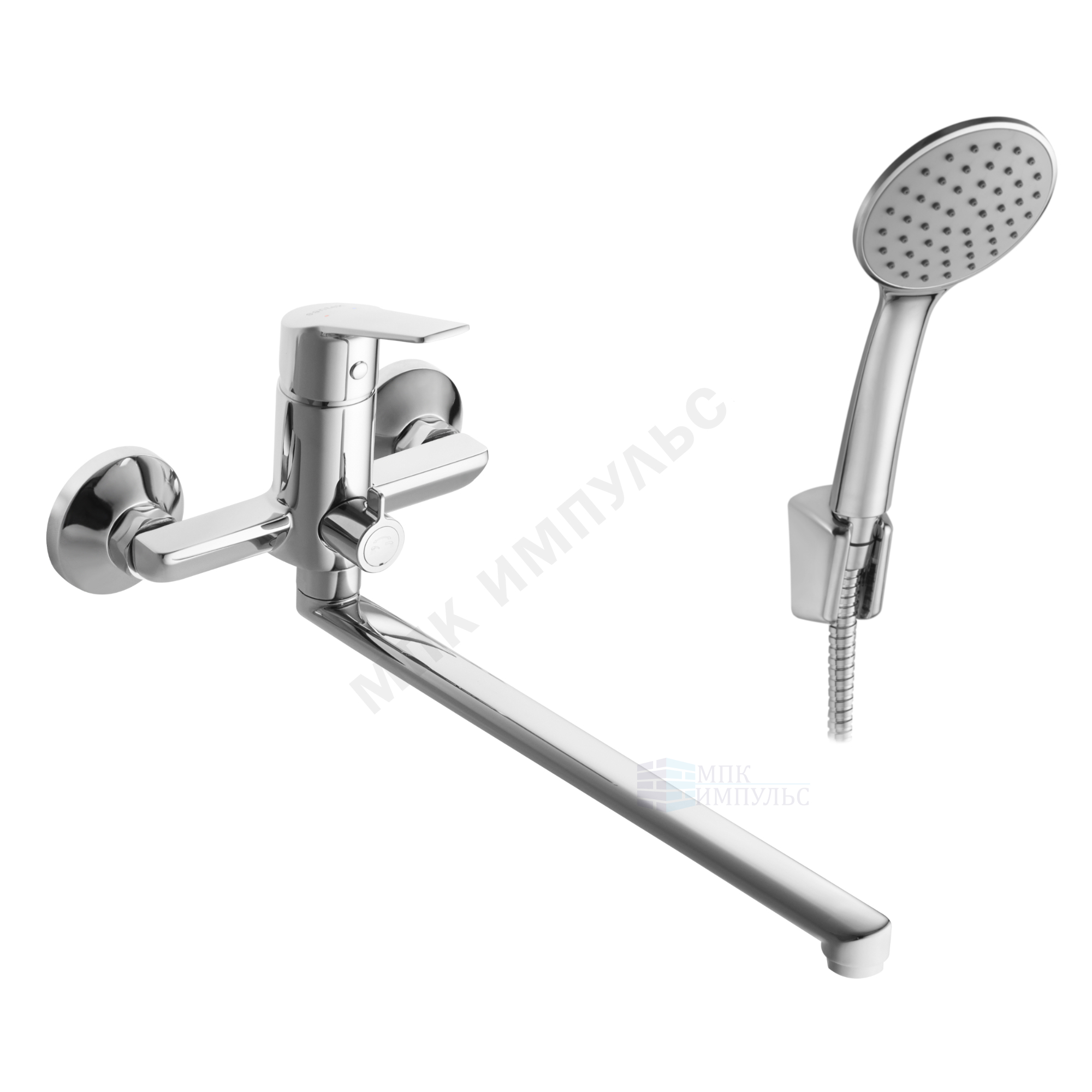 Смеситель для ванны с душем одноручный хром Венга Santek WH5A12003C001