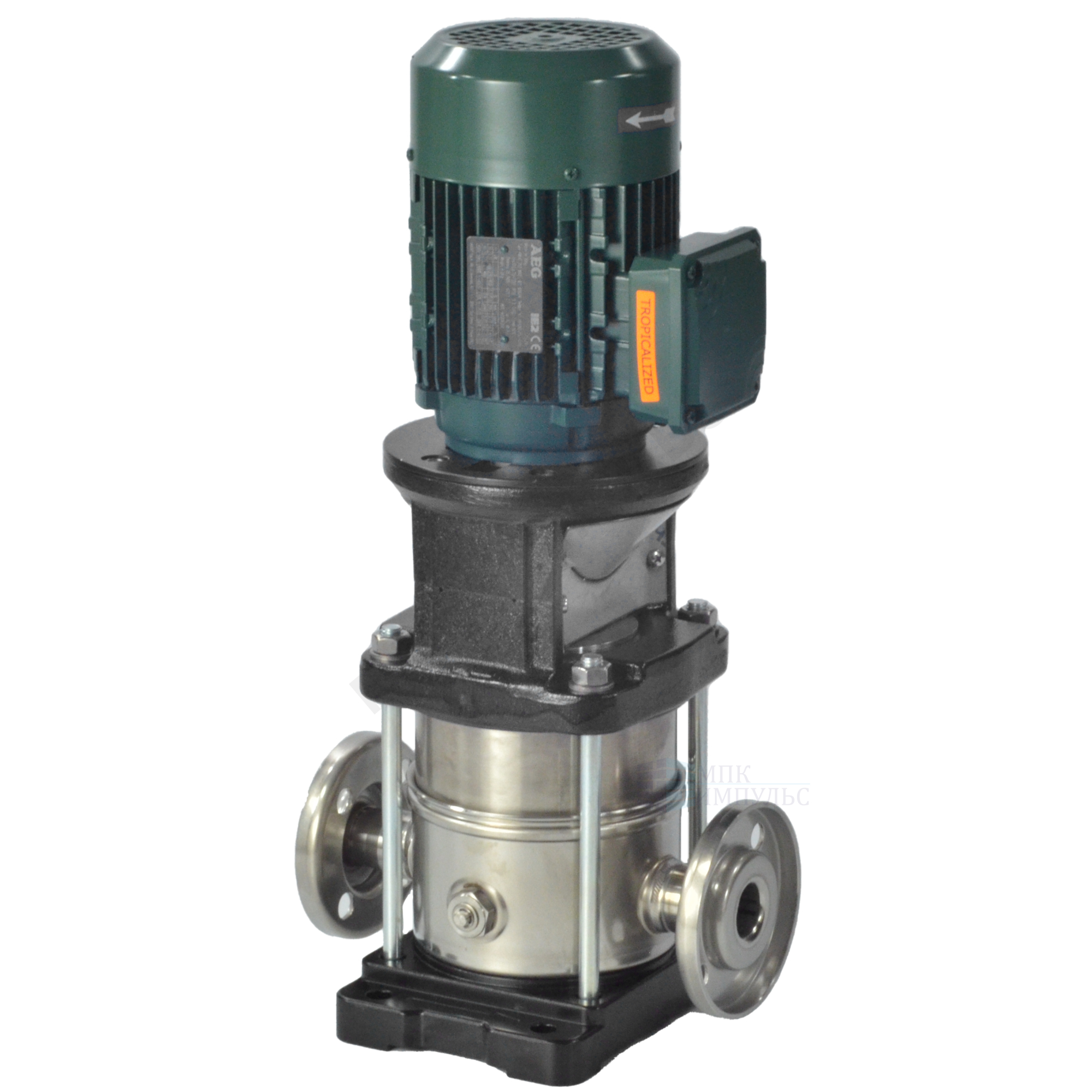 Насос многоступенчатый вертикальный NKV 1/2 S 003 T E1 230-400/50T IE2 PN25 3х220-240/380-415В/50 Гц DAB 60206517 — изображение 2