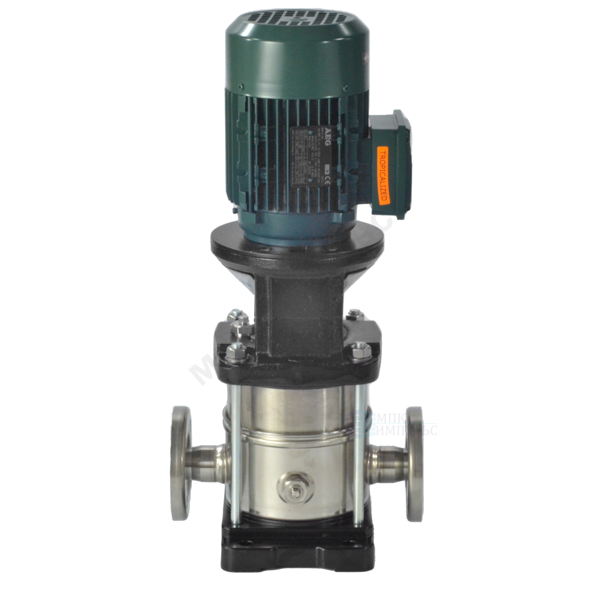 Насос многоступенчатый вертикальный NKV 1/2 S 003 T E1 230-400/50T IE2 PN25 3х220-240/380-415В/50 Гц DAB 60206517 — изображение 3