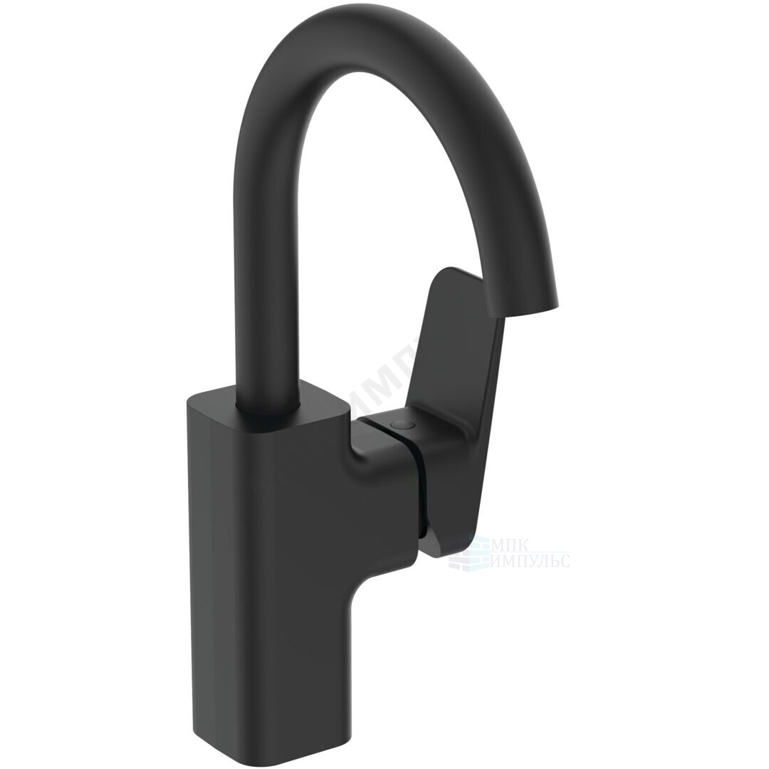 Смеситель для умывальника ручка сбоку одноручный черный CERAPLAN Ideal Standard BD234XG