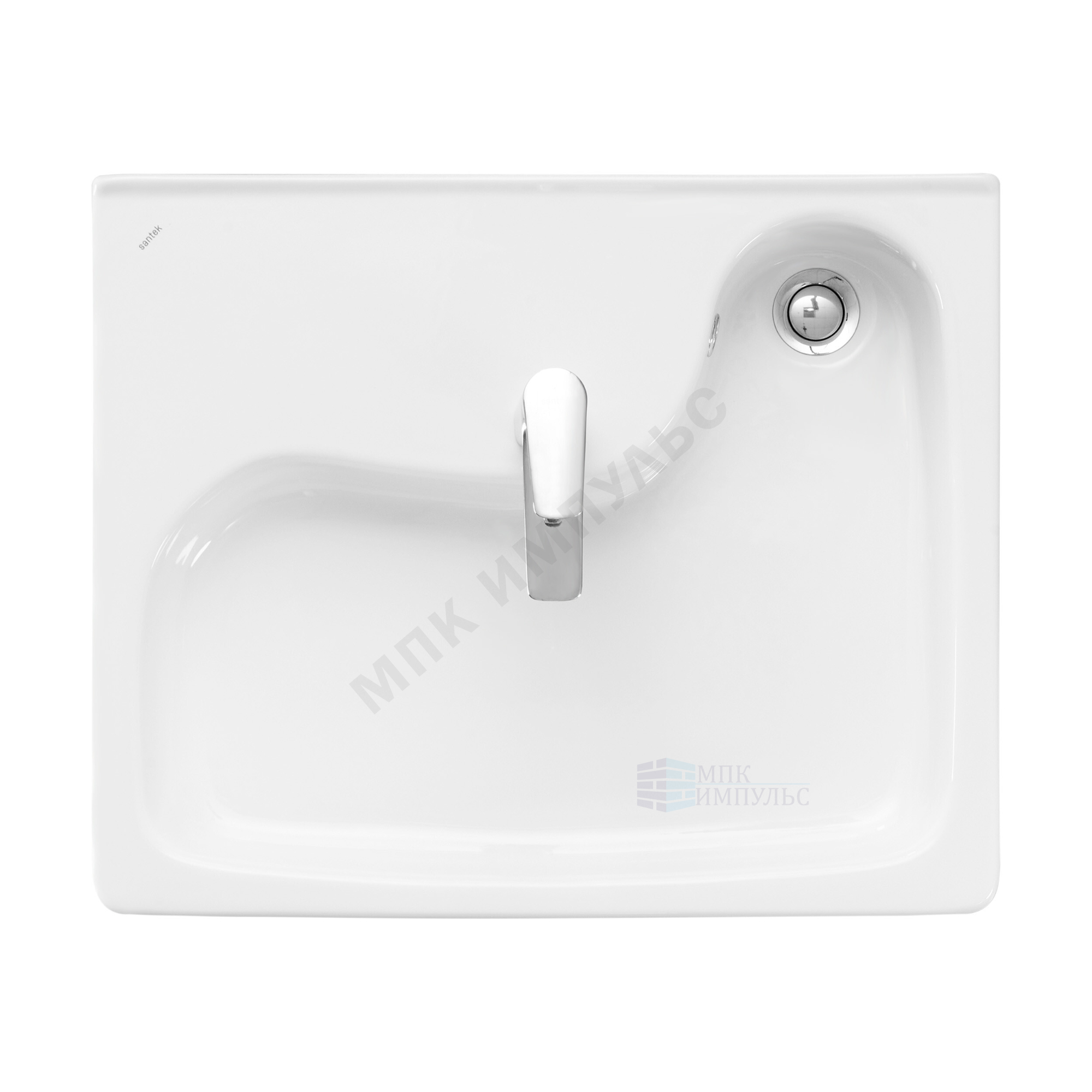 без сифона белый Santek 1.WH50.1.770