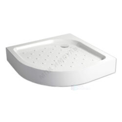 Поддон душевой акриловый четверть круга Classic N 800х800х160 с противоскользящим покрытием белый МетаКам АПS_011736