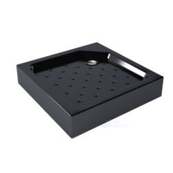 Поддон душевой акриловый квадрат Universal BLACK N 900х900х160 с противоскользящим покрытием МетаКам АПS_013576