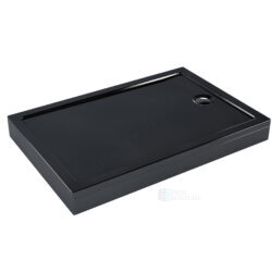 Поддон душевой акриловый прямоугольный Universal PRO BLACK N 1200х800х130 черный МетаКам АПS_014443