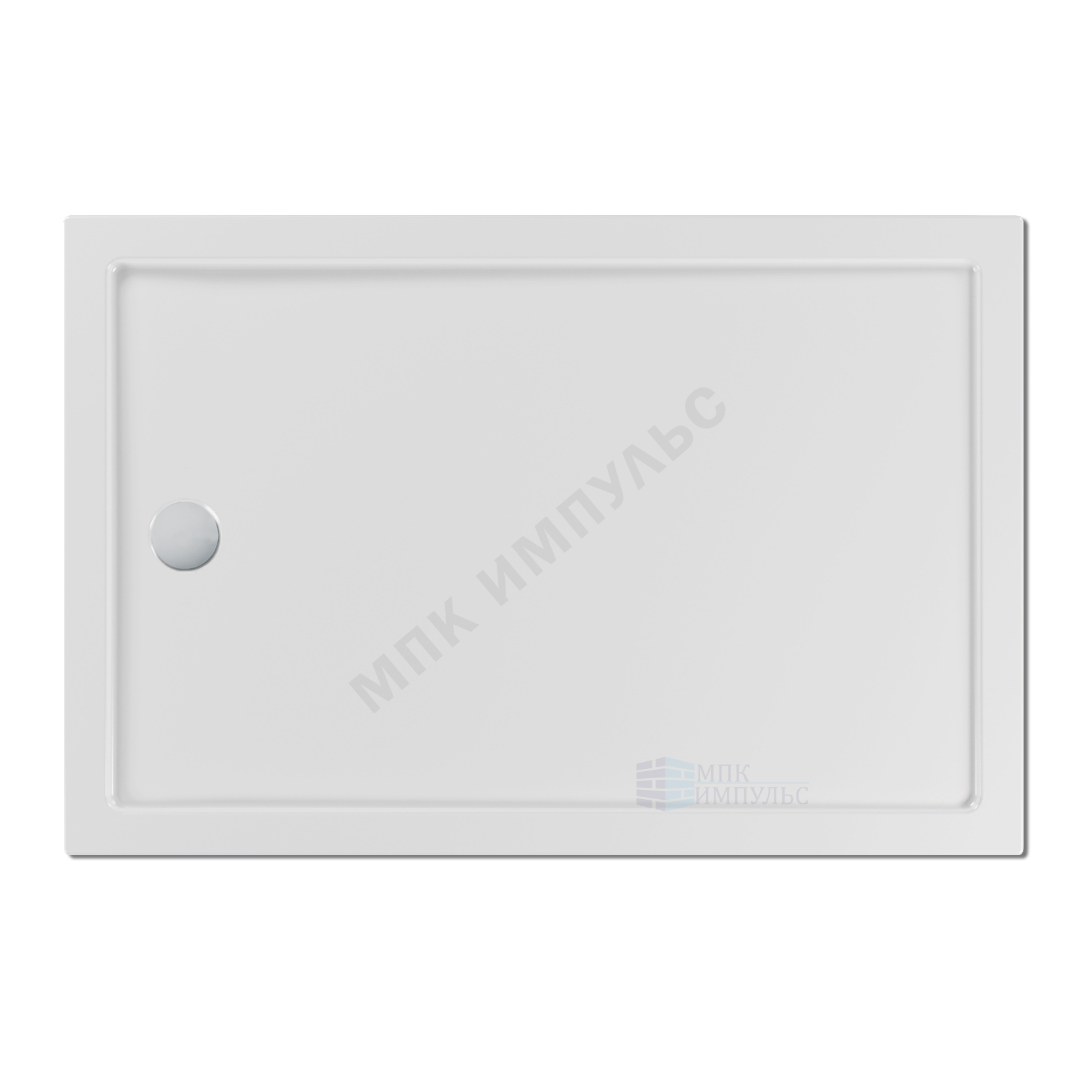 Поддон душевой акриловый прямоугольный Universal PRO N 1200х800х130 белый МетаКам АПS_014441 — изображение 3