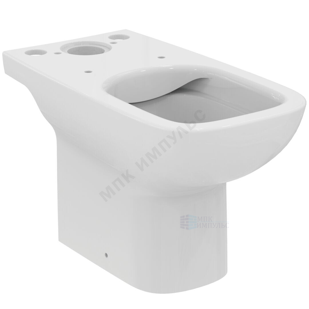 Чаша унитаза горизонтальный выпуск без сиденья белая I.life A Rimless+ Ideal Standard T472101