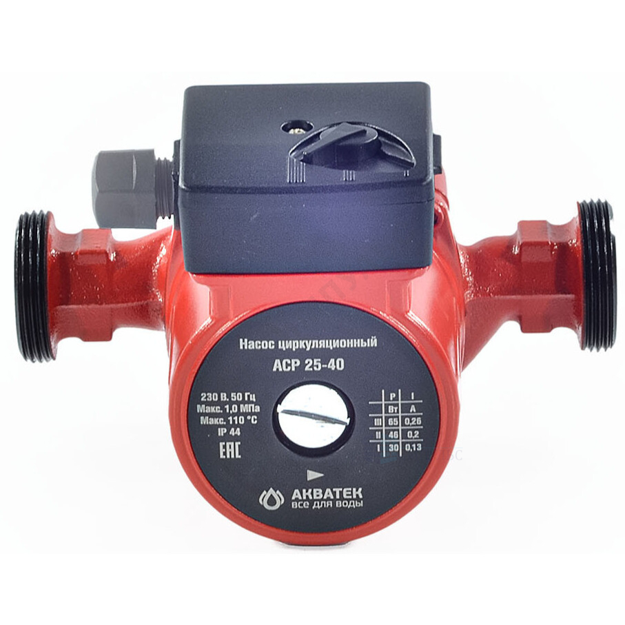 Насос циркуляционный ACP 25-60 PN10 1х230В/50 Гц Акватек 0-18-0232