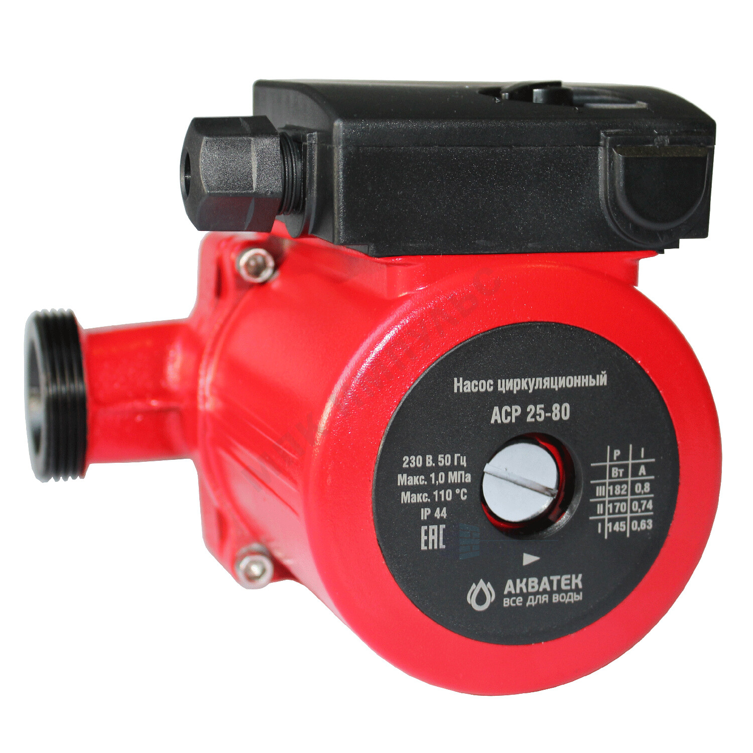 Насос циркуляционный ACP 32-80 PN10 1х230В/50 Гц Акватек 0-18-0240 — изображение 2