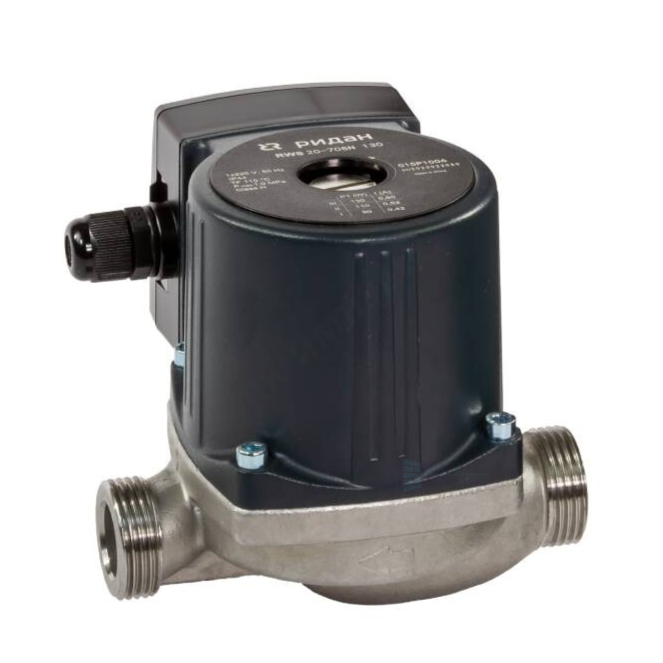 Насос циркуляционный с мокрым ротором для ГВС RWS 20-60SN PN10 1х220В/50 Гц Ридан 015P1005