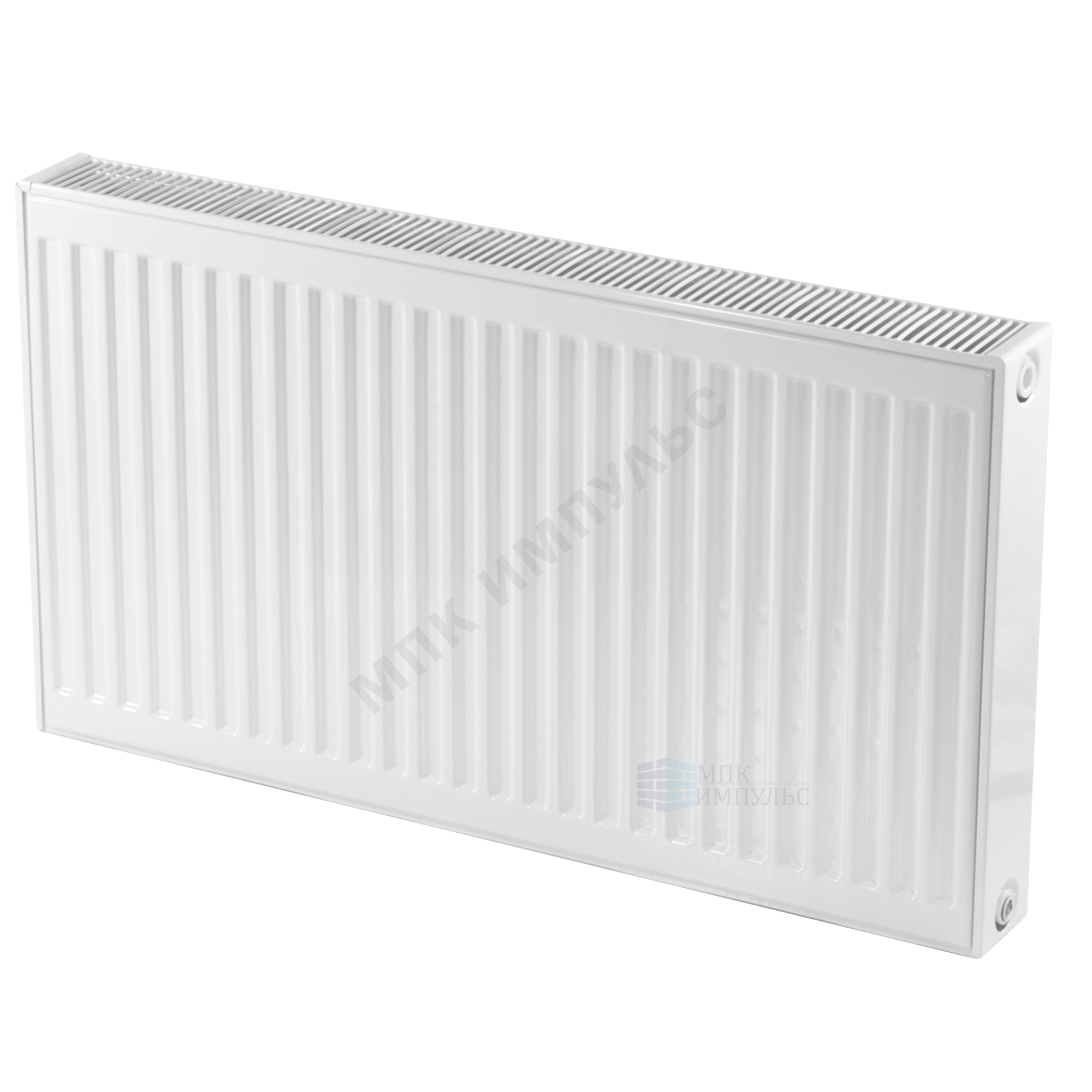 Радиатор стальной панельный Ventil Compact VC тип 22 500х1300 Qну=2867 Вт ниж/п в комплекте кронштейн. встроенный вентиль RAL 9016 (белый) Heaton