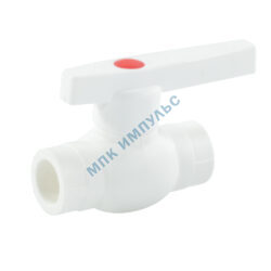 Кран шаровой PP-R белый Дн 63 внутренняя пайка OPTIMA VALFEX VALF 10145063