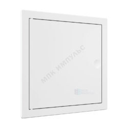 Люк нажимной пластик 100х100 с фланцем 120х120 Evecs LN L1010N